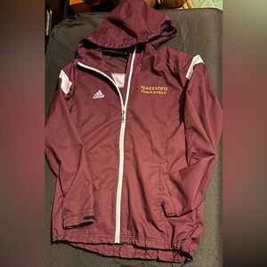 Women’s Texas State  track and field jacket, Adidas size medium